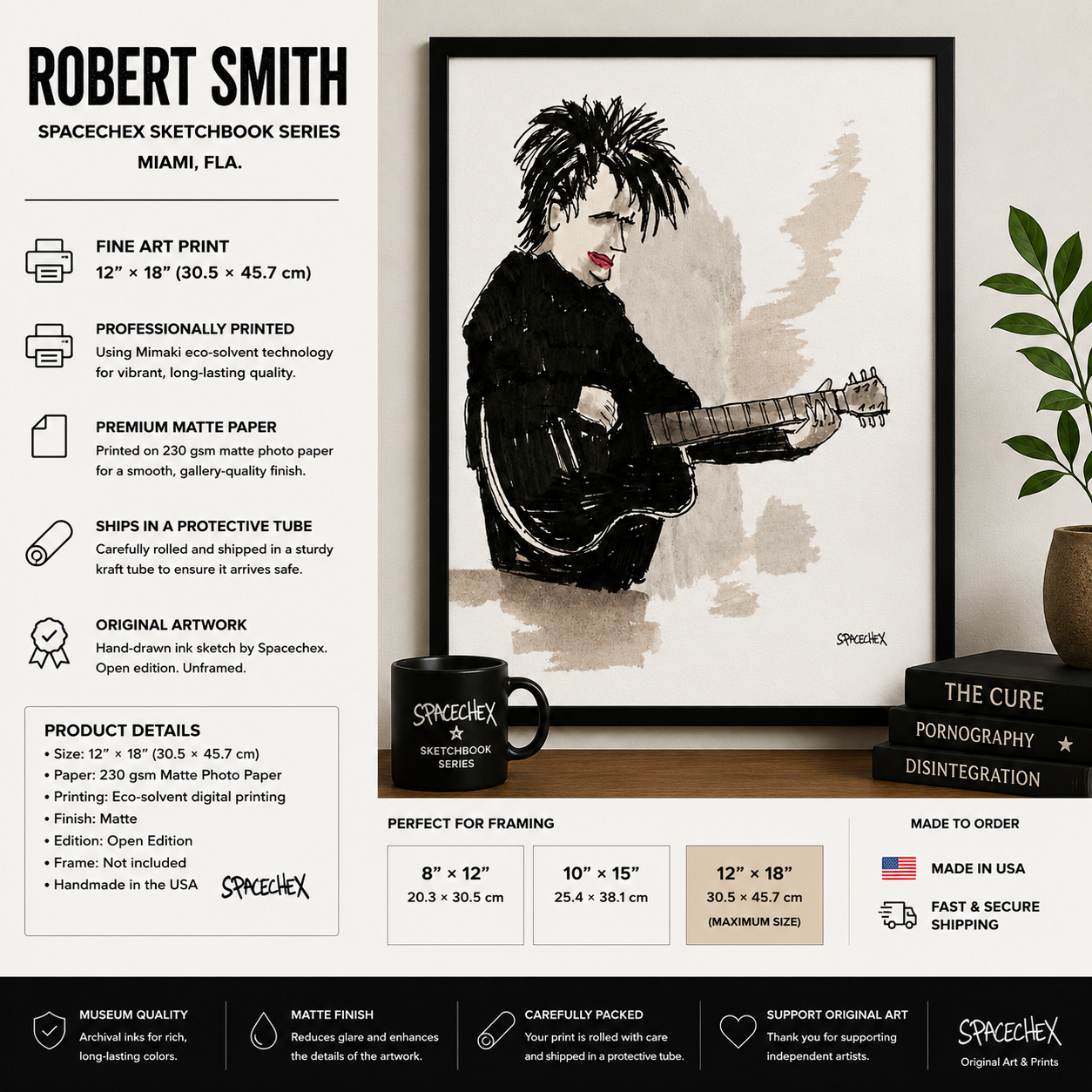 Robert Smith/The cure-Music Icons