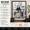 Nate Arling/Urge Overkill Drummer-Spacechex Sketchbook Series