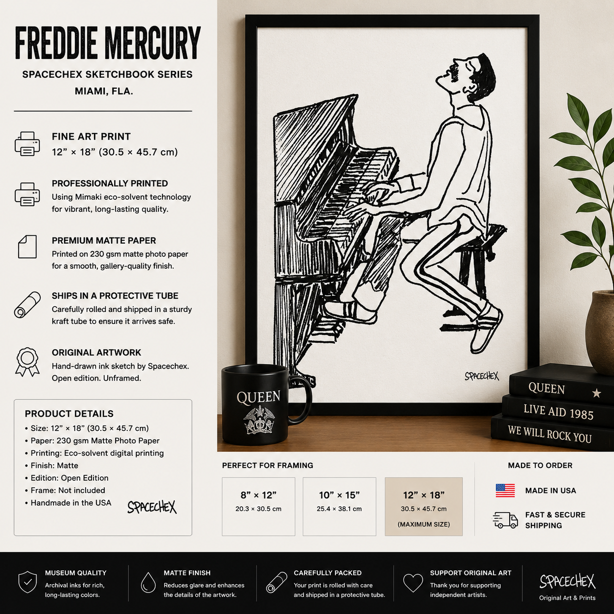 Freddie Mercury- Music Icons