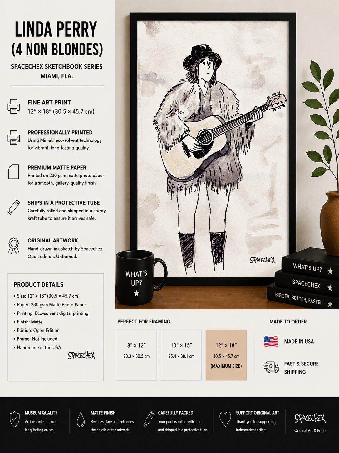 Linda Perry-Spacechex Sketchbook Series