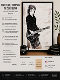 Porl Thompson/The cure guitar-Spacechex Sketchbook Series