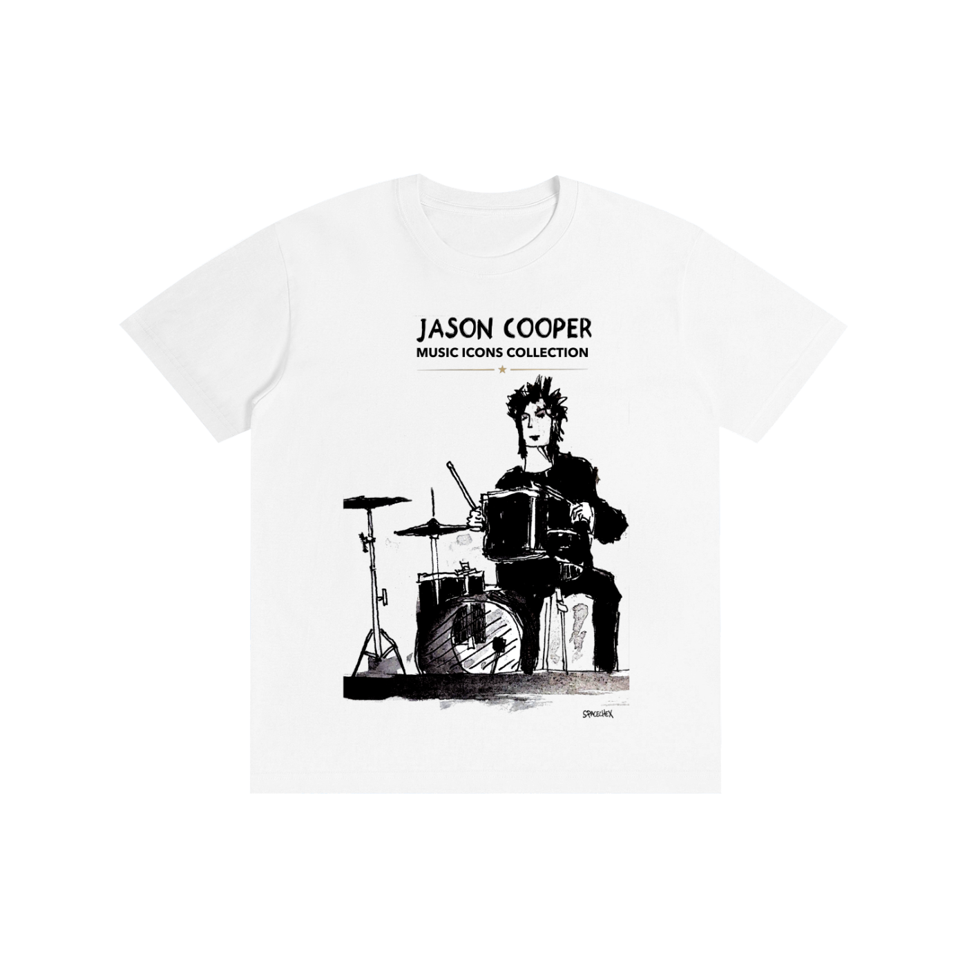 Jason Cooper (The Cure Drummer) – Pure Cotton Unisex T-Shirt